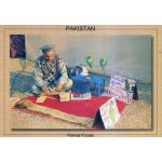 Pakistan Beautiful Postcard Fortune Seller Palmist Punjab